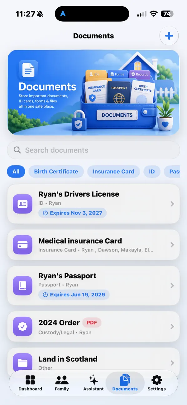 My Family Life Binder App Store screenshot 5